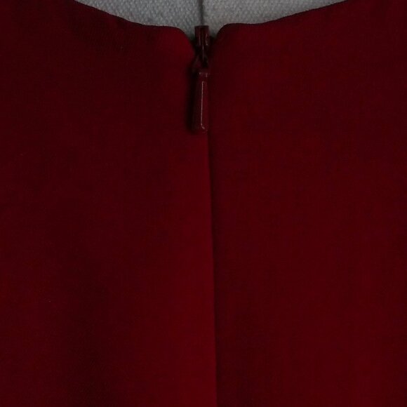 Jones Wear  - Jones New York | Like NEW, Vintage, Red Festive, Cap Sleeve Dress - Picture 5 of 6